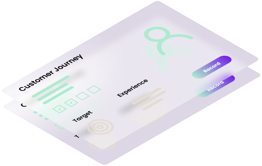 Customer journey illustration